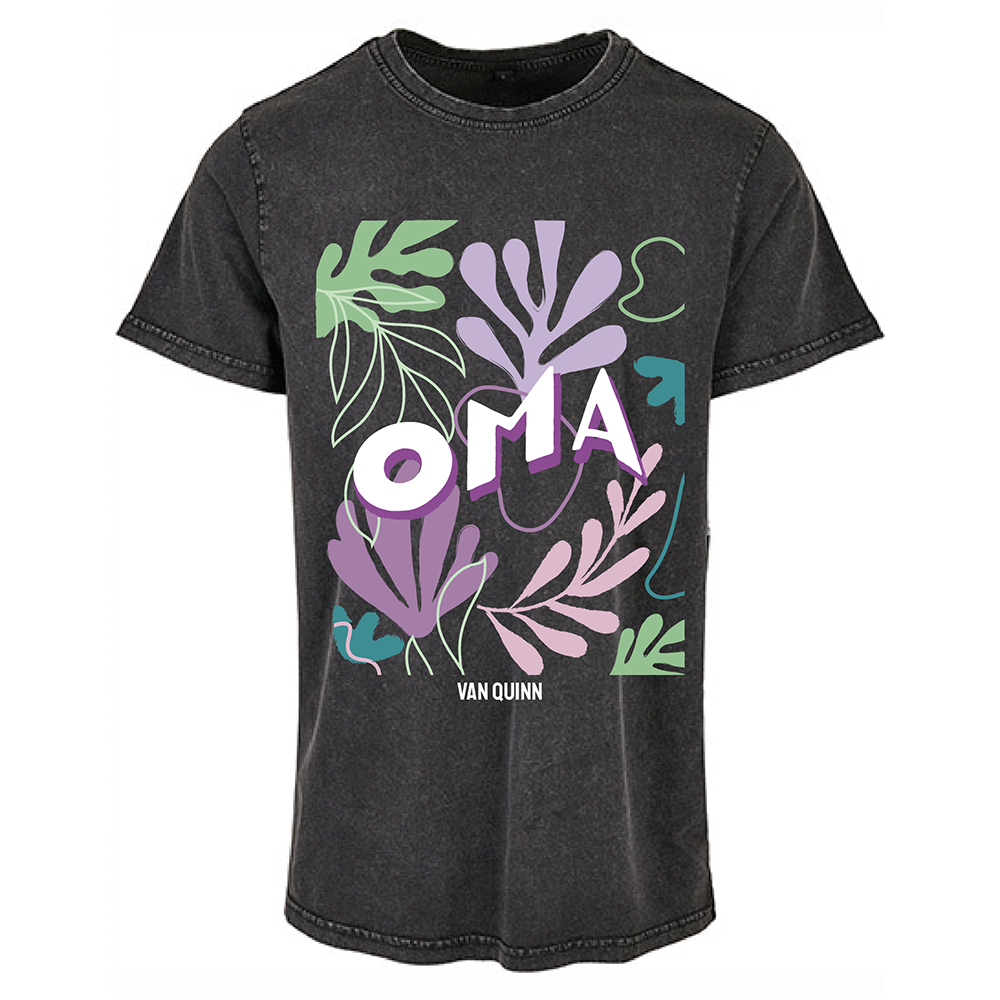 oma-shirt-coral-design-zwart