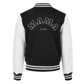 Mama Baseballjack met Naam – Gepersonaliseerd Varsity Jacket